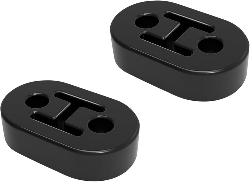 BFXM Exhaust Rubber Hanger, rubber muffler hangers. Rubber Insulator Bushing Mount, rubber exhaust mounts with 2 Holes 0.47 Inch, Universal Fit - Image 1